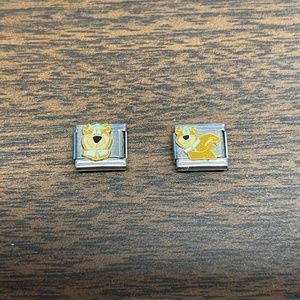 2 Casa Dor'o Yogi Bear Italian Charms Bracelet